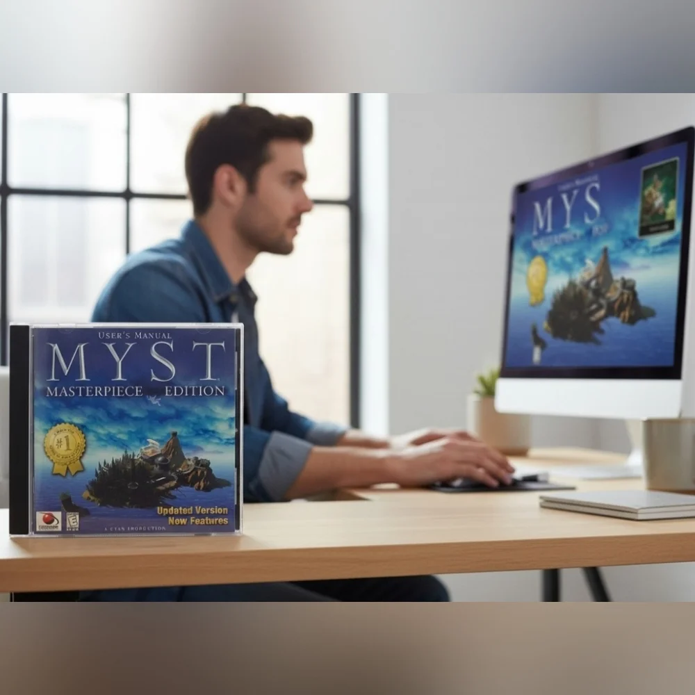 1999 Myst Masterpiece Edition (PC CD-ROM) Windows 95/98 Complete With Manual NM
